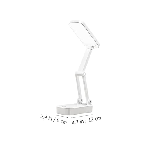 HORIALENCE 折りたたみ式携帯デスクランプ 目に優しい調光可能充電式小型テーブルライト 寮や寝室学習用ランプ