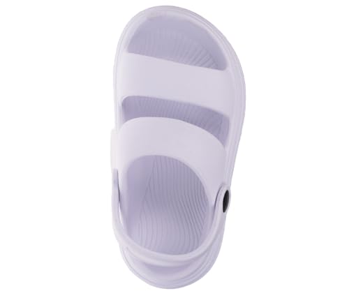 Image of Foamwalk Girl's EVA Slides Fisherman, Buckle Clogs Kids Cloud Slides - Slip On Sandals for Girls Toddler /Little Kid /Big Kid