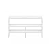 Furinno Hermite Desk Top Organizing Shelf Bookcase, White