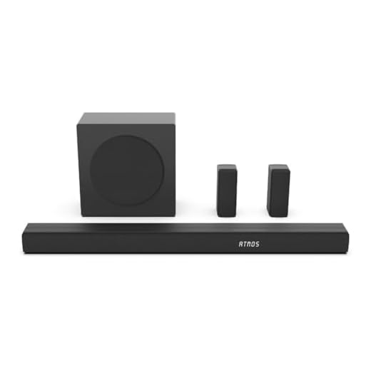 Hisense 5.1 Ch 440W Soundbar with Wireless Subwoofer, Rear Surround Speakers, 6.5'' Wireless Bluetooth Sound Bar, Dolby Atmos, 6 EQ Modes and DTS Virtual X, HDMI Port - R652 (Renewed)