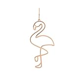 OKUMEYR Pendientes Diseño Geométrico para Mujer y Niña Hueco de Flamenco Aleación Dorada Ligera y Resistente para Cumpleaños y Obsequio Elegante