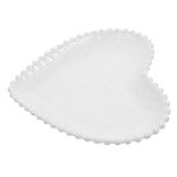  Cabilock Assiette Céramique Forme De Cœur Plateau De Service Décoratif Pour Fruits Salades Et Petits-déjeuners Maison