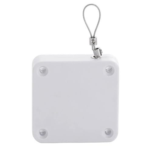 IZNIDUGK Multifunktionaler automatischer Türschließer, automatisch selbstschließende Tür mit Kordelzug for Innen- und Außentüren aus Eisen, 1 Stück(500g (White))