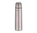 Produktbild THERMOcafé by THERMOS TC BEVERAGE BOTTLE rose mat 0,70l, Thermosflasche mit Becher aus Edelstahl, 12h heiß & 24h kalt, Auslaufsicher, für Schule, Unterwegs & Büro