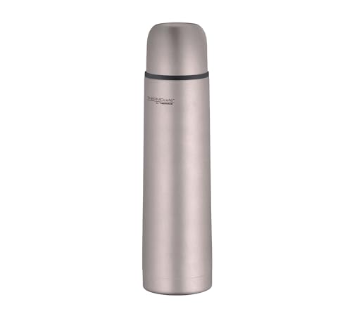 THERMOcafé by THERMOS TC BEVERAGE BOTTLE Rose mat - Termo con vaso de acero inoxidable (0,70 l, 12 horas de calor y 24 horas de frío, a prueba de fugas, para escuela, viajes y oficinas)