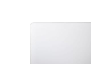 METRO Professional Tagliere, Polietilene ad Alta densità (HDPE), con Piedini Antiscivolo, Rettangolare, Bianco