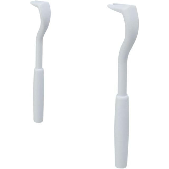 Trixie-Tick-Remover-Tool-Set-for-Dogs-and-Cats-Plastic-Tweezer-for-Ticks-Lice-Fleas-Mites--Effective-and-Safe-Removal-2-Sizes-Included-White-2pcs