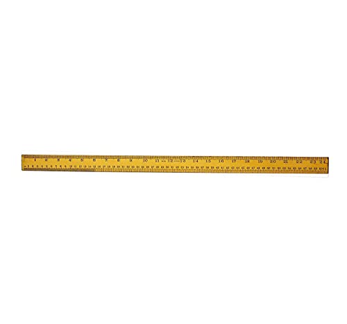 Tia Crafts 24 inch, 60 cm Wooden Ruler Scale Long for Architects, Engineers, College Students, tailor - set of 2 ruler scales (24 inch, 60 cm, Wooden)