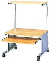 Computer Rack Mesh Panel W750 mm Floor Type Natural Wood Grain PRF – /202nm