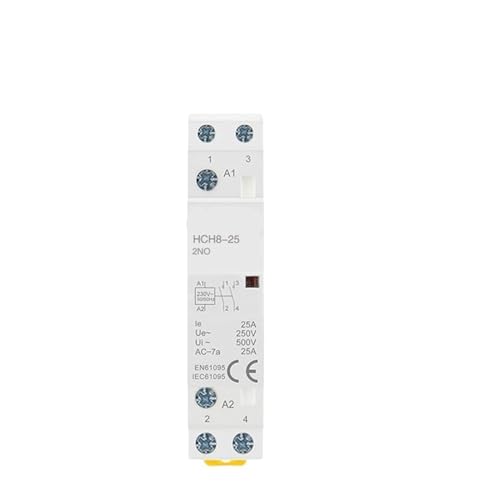 Contacteur modulaire HCH8-25 2P 2NO 230V pour tableau électrique Din