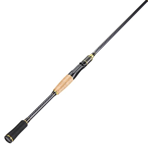 Sougayilang Caña de Pescar Compuesta de Carbono y Fibra de Vidrio 2 Piezas para Spinning 6'0" miniatura 3
