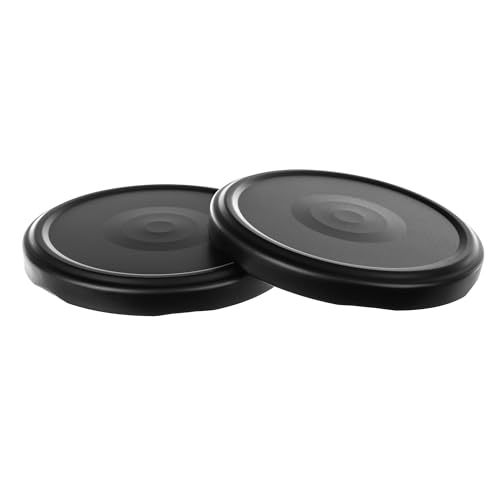 KADAX 50er Set Marmeladengläser 350ml TO82 Matte Black, Pack of 50, Einmachgläser Vorratsgläser Mason Jar mit Schraubdeckel… – Ansicht 5