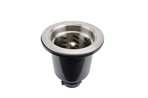 Colador de fregadero profundo de cocina Keeney K1435 acero inoxidable miniatura 4