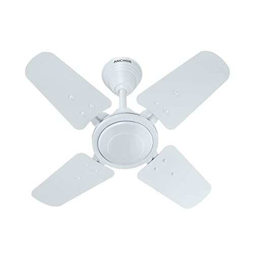 Image of Anchor by Panasonic Altrix 600mm High Speed 4 Blade Fan, Suitable for Kitchen, Veranda, Balcony, Small Room (White) (Pack of 1)