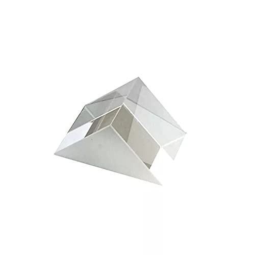 Right Angle Triangular Prism 50Mm 40mm 30mm 25mm 20mm External Reflective Optical Glass with Aluminum Coating Custom (50MM)