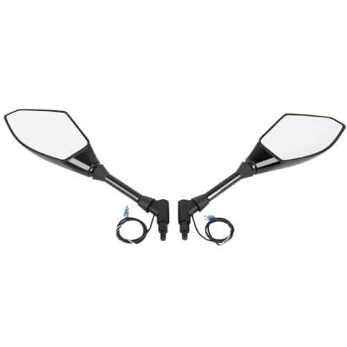 Rétroviseurs 10mm avec clignotants LED pour piloter votre scooter en ville avec élégance