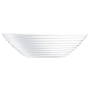 Luminarc Harena Deep Soup Plate, Glass, White, 20 cm