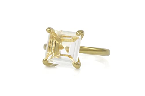 Bague en quartz anemone comme cadeau de promesse idéal pour elle