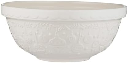 Mason Cash Deck the Halls S18 (2.85 Qt.) Mixing Bowl | Cream - Thumbnail 3
