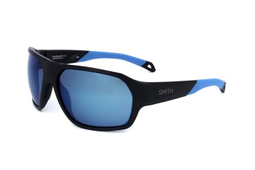Image of Smith Deckboss Sunglasses Matte Tortoise /ChromaPop Polarized Green Mirror, One Size