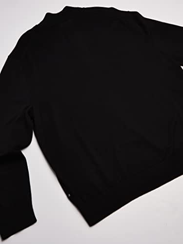 Nautica Mens Nautica Men's Quarter-Zip Sweater, True Black, Medium Us #TOP6