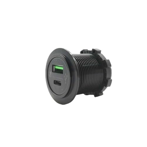 Car Charger PD Charger with Intelligent Type-C Port Distribution for Marine Truck Motorcycle Car etc