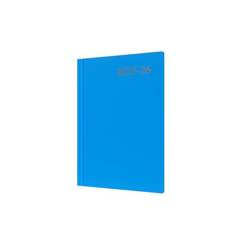Collins 'Essentials' 12 Month Mid/Academic Year Planner, July 2025-July 2026 - Essa53M.57-2526 - Week-To-View Diary, A5 Hard Cover, Light Blue