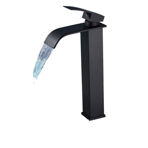 Mitigeur cascade noir mat pour transformer votre meuble vasque