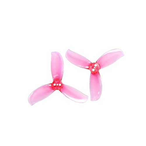 Hélices 2216-3 en polycarbonate rose pour un vol de drone stable