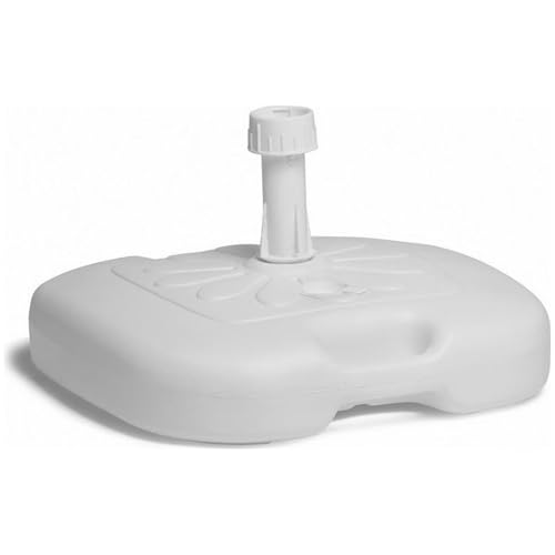 Base Sombrilla Ligera Abs 20 litros Blanca