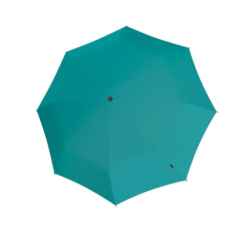 Parapluie Knirps U.900 Ultra Light XXL grand diamètre turquoise manuel avec toile anti-UV noire