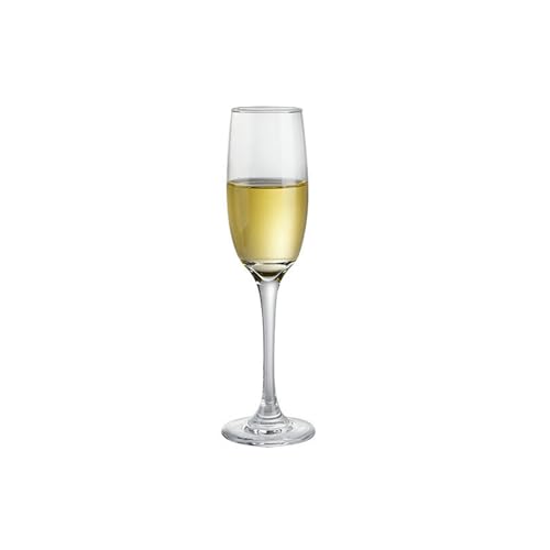 Copa de champán de estilo europeo simple, exquisita y duradera de vidrio de pequeña capacidad -L17