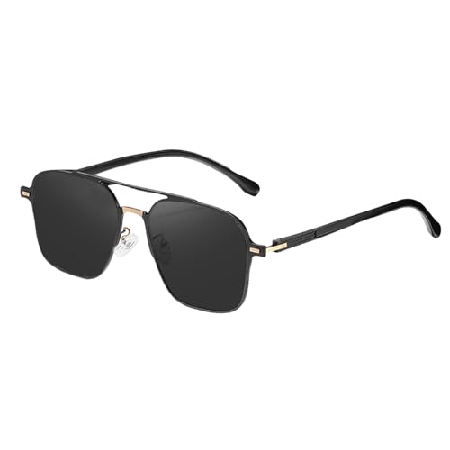 Frfik Polarisierte Sonnenbrille - Selbsttönende Gleitsicht Lesebrille, Photochrome Rahmen Brille - UV400 Schutz für Outdoor Sport mit Farbwechsel Gläsern, ideal beim Fahren, Wandern, Radfahren