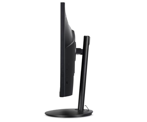 Image of Acer 24 inch FHD IPS Monitor with 1ms Response Time, AMD FreeSync, Anti-Glare, Built-in Speakers, 250 nits Brightness, VESA Mount (100mm), HDMI, VGA & Dockztorm USB Port Expander, Black Color