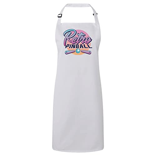 Tablier de cuisine pinball vintage de qualité supérieure avec finitions soignées