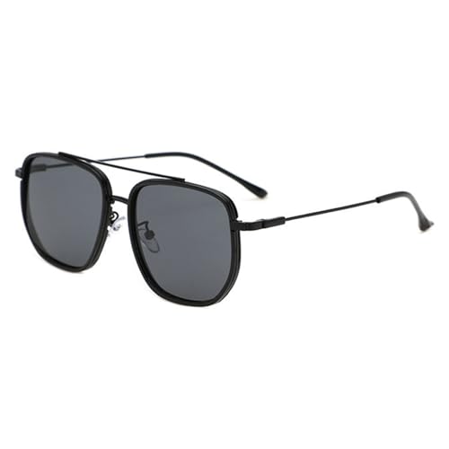 helena Retro Double Bridges Men Sunglasses Shades Fashion Metal Gradient Women Champagne Shades Sun Glasses