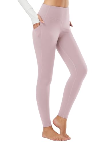 baleaf Women's Fleece Lined Leggings Thermal Warm Winter Tights High Waisted Thick Yoga Pants Cold Weather with Pockets