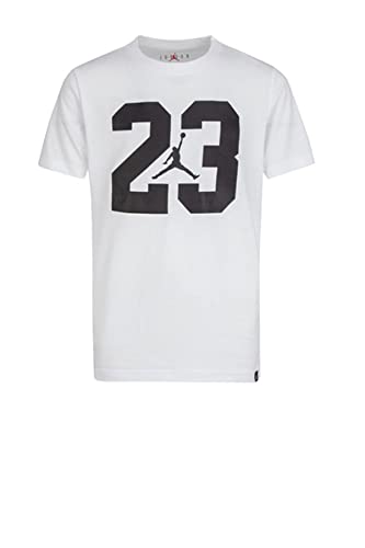 Nike Air Jordan Jumpman Big Boys 23 Jumpman T Shirt (Large, White)