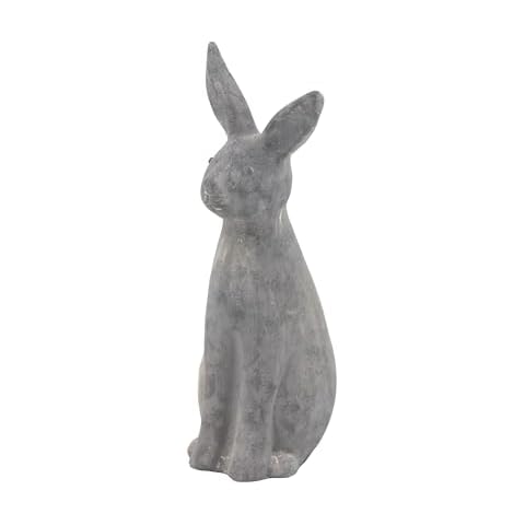 Deco 79 Polystone Rabbit Garden Statues Cover