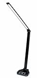 Liquor fragrance LED Desk Lamp Dimmable Office Desk Light with USB Charging Port, 5 Lighting Modes, Touch Control, Auto Timer 30 / 60min, Eye-Caring Table Lamps (Black)