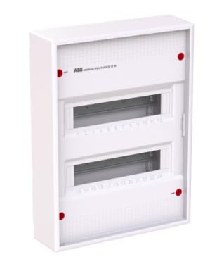 Striebel & John AK648N4, cuadro de distribución de superficie con 4 filas y 48 módulos