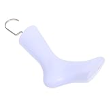 Anneome プラスチック製足型マネキン フック付き ソックスディスプレイ用 靴下モデル 展示台 持ち運び可能 軽量 足のモデル アンクルジュエリー表示 シューズスタンド ショップホーム用