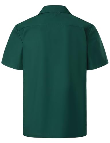 VATPAVE Mens Embroidered Cuban Guayabera Shirts Casual Button Down Short Sleeve Beach Shirts2