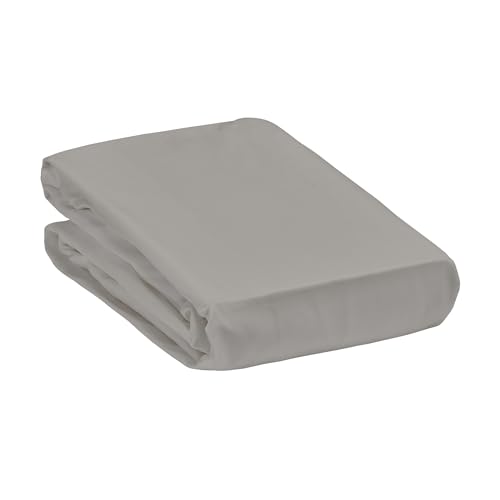 Thule Fitted Sheet Vetiver - Sábana Bajera para Cama (tamaño pequeño), Color Gris