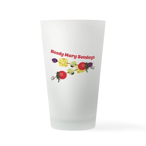 CafePress Bloody Mary Sundays Pint Glass, 16 oz. Drinking Glass