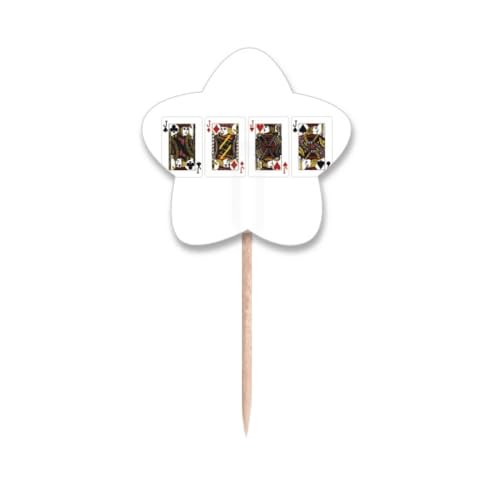 Cure-dents drapeaux étoiles J pour décorer vos tapas de fête