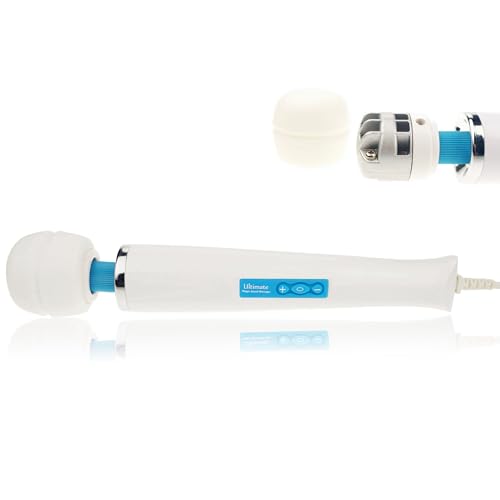 Ultimate Magic Wand hochwertiger Massagestab 2.0 mit Metallkopf die neue Generation extrem starke Vibration