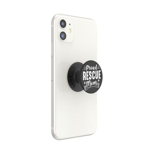 Image of PopSockets Adhesive Phone Grip, Holder- Proud Rescue Mom
