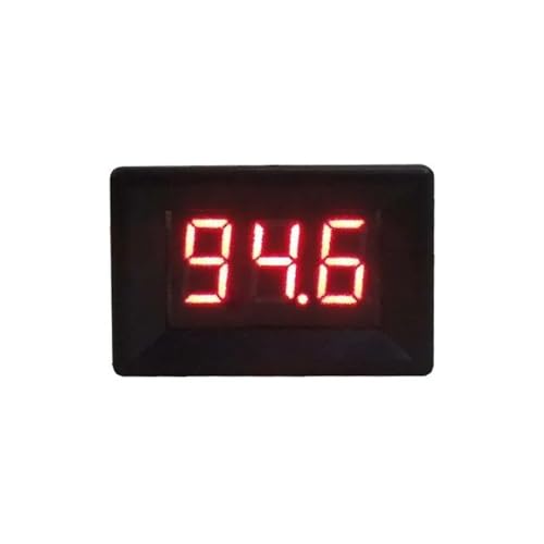 Voltmètre numérique DC 0-100V mini panneau de mesure rouge 0.36 pouce