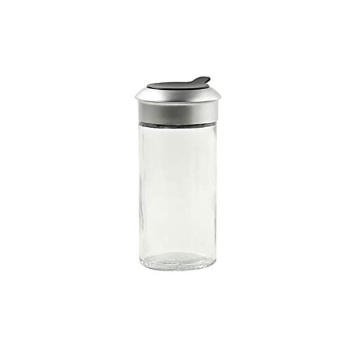 Pots à épices en verre, Les pots d'assaisonnement font pivoter la boîte de rangement d'assaisonnement, adaptée au stockage de diverses épices dans la cuisine. Couleur : transparent, taille : 10 cm x 4